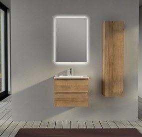 Mobile da bagno sospeso 60 cm Rovere - Sofia