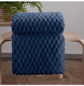 Coperta Cindy6 con effetto 3D blu