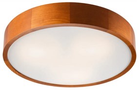 Plafond marrone, lampada da soffitto circolare, ø 47 cm Eveline - LAMKUR