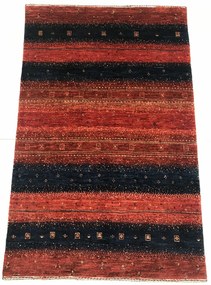 Loribaft Tappeto 80x120 Rosso (Iran) Annodato A Mano