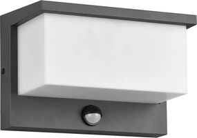 Applique da esterno con sensore di movimento (altezza 15 cm) Nestos - Trio