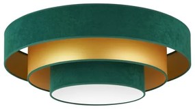 Duolla - Plafoniera LED LUNETA LED/26W/230V diametro 60 cm 4000K verde/oro