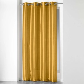 Tenda gialla in microsatinato 140x240 cm Shana – douceur d'intérieur