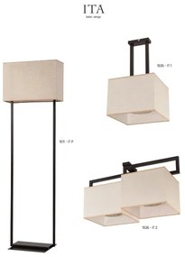 Jupiter 1511 - IT P - Lampada da terra ITA 2xE27/60W