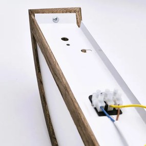 Brilagi - Lampada da parete LED CARVALHO 1xE27/60W/230V rovere noce