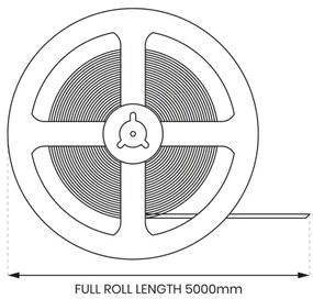 LED RGBW Striscia bagno dimmerabile LED/12,5W/12V IP65 5m Wi-Fi Tuya