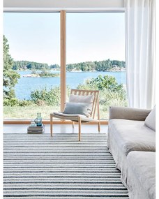 Tappeto da interno/esterno verde/color crema 70x120 cm Teo Sage – Pappelina