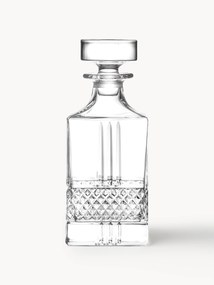 Decanter in cristallo con motivo in rilievo Calicavino, 850 ml