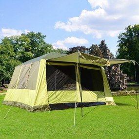 Tenda da Campeggio con Veranda 8 Persone 410x310x225 cm...