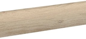 Piastrella battiscopa North Wind Oak in gres porcellanato beige opaco L 123 x H 0.9 cm x Sp 9 mm confezione da 12 ml