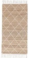 Tappeto Naturale Bianca 70X140 (2 Pezzi) - SHAILA