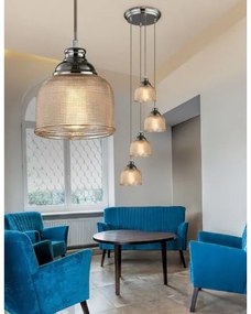 Azzardo AZ2109 - Lampadario a sospensione con filo MORA 1xE27/60W/230V