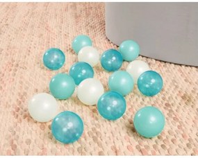 B-Toys - Piscina a secco per bambini con palline diametro 89 cm grigio/turchese