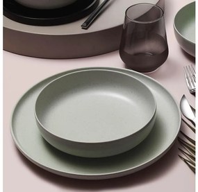 Set da tavola 18 pezzi, verde/porcellana