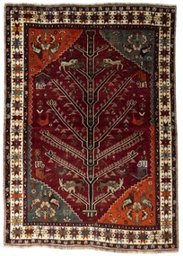 Gabbeh Tappeto 200x140 Rosso (Iran) Annodato A Mano