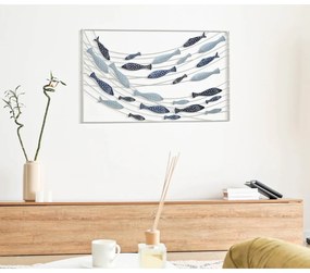 Decorazione da parete in metallo 96,5x61 cm Pesci - Mauro Ferretti