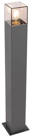 Lampada da esterno moderna da terra 70 cm grigio scuro IP44 - Danimarca