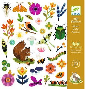 Adesivi - vita nel giardino