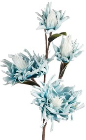 L'ocanera fiore decorativo Magnolia azzurre h 92 cm set 4 pezzi