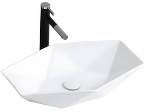 Lavabo da appoggio Rea Vegas White