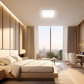 Brilagi - Lampada LED da esterno BENE LED/18W/230V 22x22 cm bianca IP54