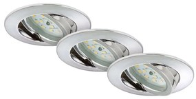 Briloner 7209-038 - SET 3x Lampada LED da incasso per bagni LED/5W/230V IP23
