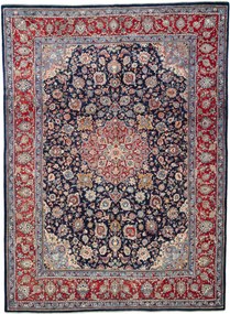 Kashmar Tappeto 300 x 410 Blu (Iran) Annodato A Mano