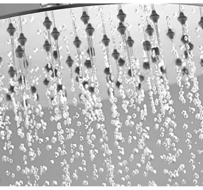 Sapho - Soffione doccia SLIM 25x25 cm lucido acciaio inossidabile