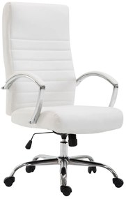 Sedia Direzionale Valais İn Ecopelle: Comfort Ed Eleganza Per Ambienti Di Lavoro Sofisticati / Weiß