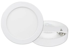 Prios Plafoniera LED Edwina, bianca, 22,6 cm, 10 pezzi, dimmerabile