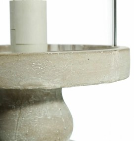 Lampada da tavolo LÁMPARAS INDUSTRIALES 20,5 x 20,5 x 43 cm Cristallo Grigio Cemento