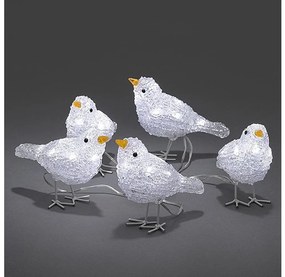 Decorazione natalizia a LED per esterno BIRDS 5xLED/230V/24V IP44