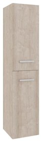 Colonna per mobile bagno Perla SENSEA 2 ante P 36.5 x L 35 x H 160 cm marrone truciolare