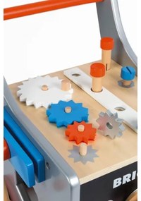 Janod - Passeggino in legno con attrezzi BRICOKIDS