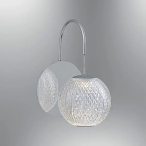 Lampada da parete LED CREMONA LED/5W/230V 3000K cromo opaco