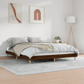 Giroletto rovere marrone 160x200 cm in legno multistrato