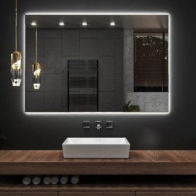 Specchio bagno 80x60 cm retroilluminazione led KAMIL-860 - KAMALU