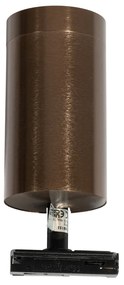 Faretto moderno bronzo scuro per sistema a binario monofase 70 mm - Iconic Jeana Luxe