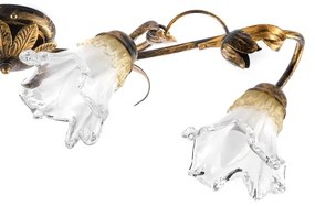 ONLI - Plafoniera ARIANNA 4xE14/6W/230V bronzo