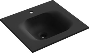 Mexen Vela lavabo da incasso 51 x 46,5 cm, nero opaco - 25235071