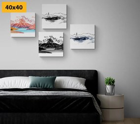 Set di quadri – Paesaggio magico in stile pittura
