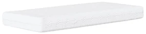Materasso in schiuma bianco 80x200 cm durezza h2 h3