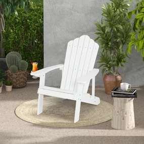 YEFU Sedia Adirondack Pieghevole In Plastica Verde Con Portabicchieri Portata 180kg - 6