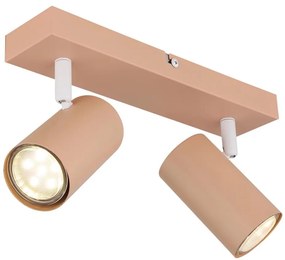 Globo 57911-2P - Faretto ROBBY 2xGU10/25W/230V arancione