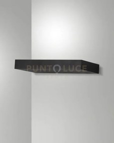 Guia applique nera l.24cm a led 3000k - 24w - 2874 lm ip20