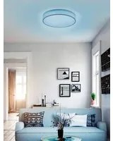 Plafoniera da Interno a LED in Metallo Bianco