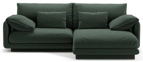 Divano angolare verde scuro (angolo destro) Torino - Micadoni Home