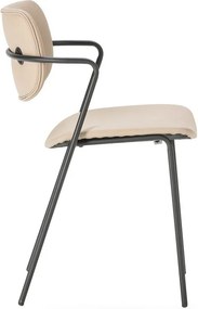 Set di sedie da pranzo beige 2 pz Maika - Marckeric