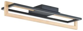 Holamu LED Plafoniera L86 Nero/Legno - Lindby