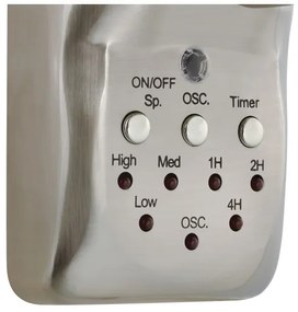 Lucci air 213126 - Ventilatore da parete BREEZE 55W/230V cromo opaco + tc